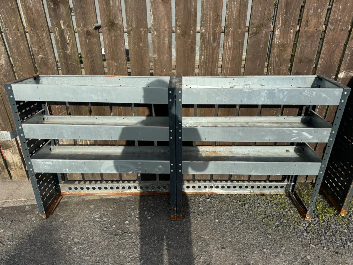 Ford transit custom or similar size Van racking - Image 3