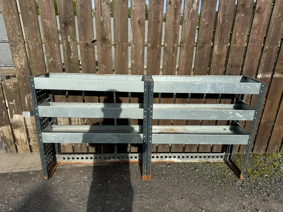Ford transit custom or similar size Van racking - Image 1