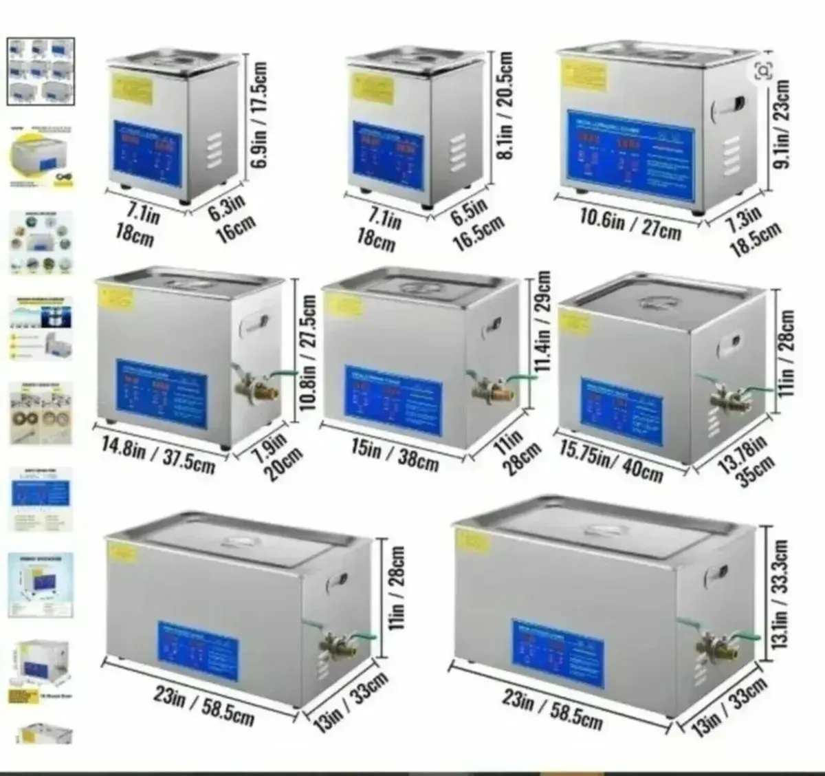 22L Ultrasonic Cleaner with Digital Heater - Image 4