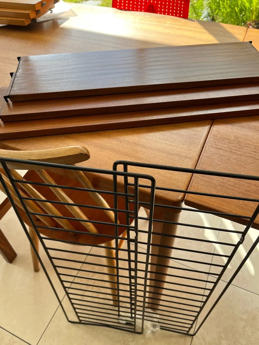 Vintage Teak-Style Shelving Unit – Matching Pair - Image 2