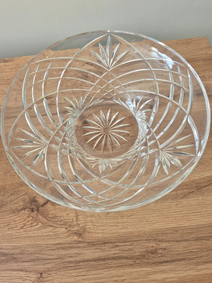 Crystal Glass vintage bowl - Image 1