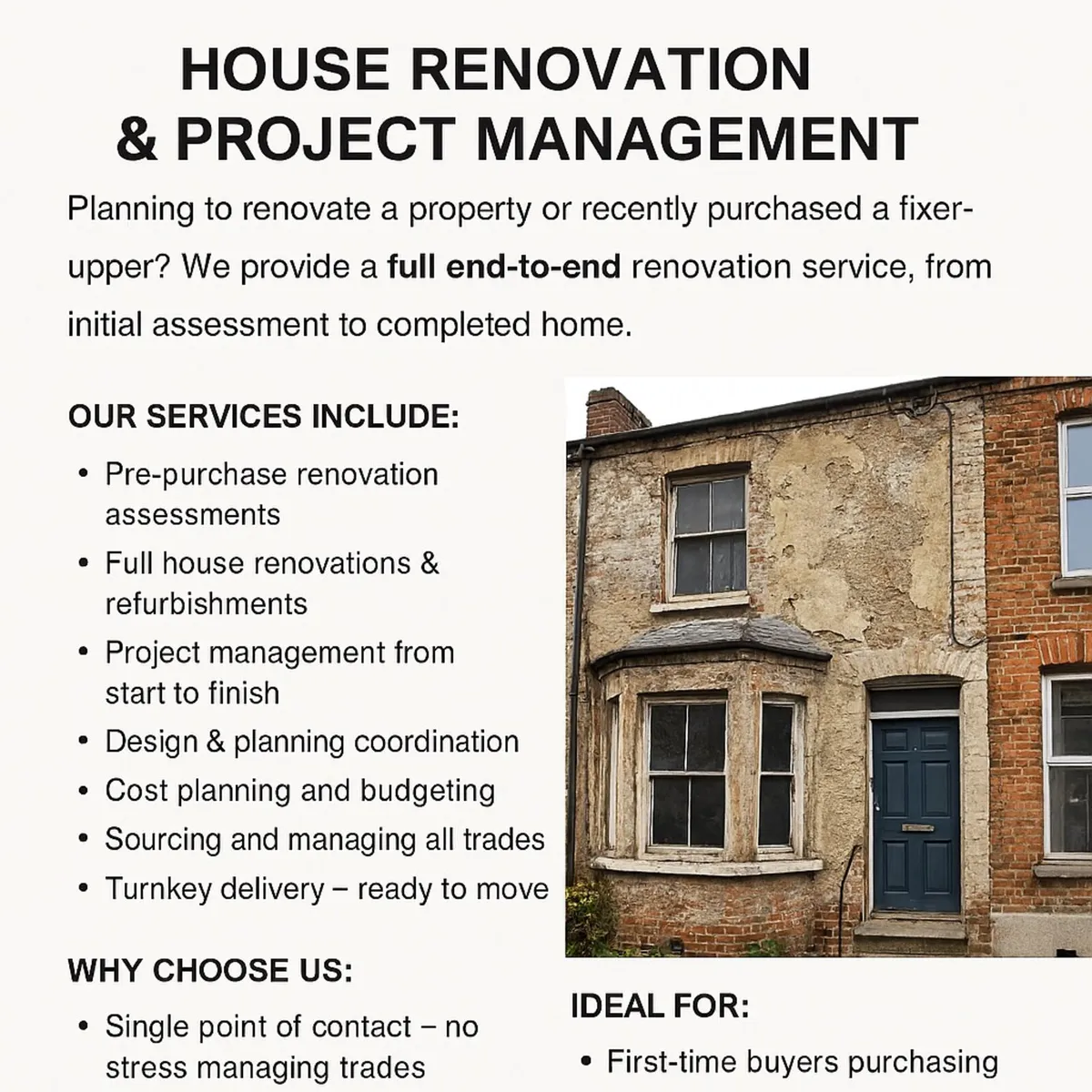 House Renovations & Project Management