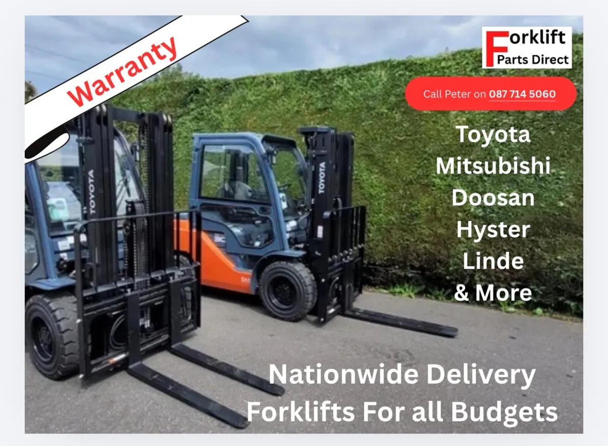 Toyota , Hyster , Linde & Doosan forklifts - Image 1