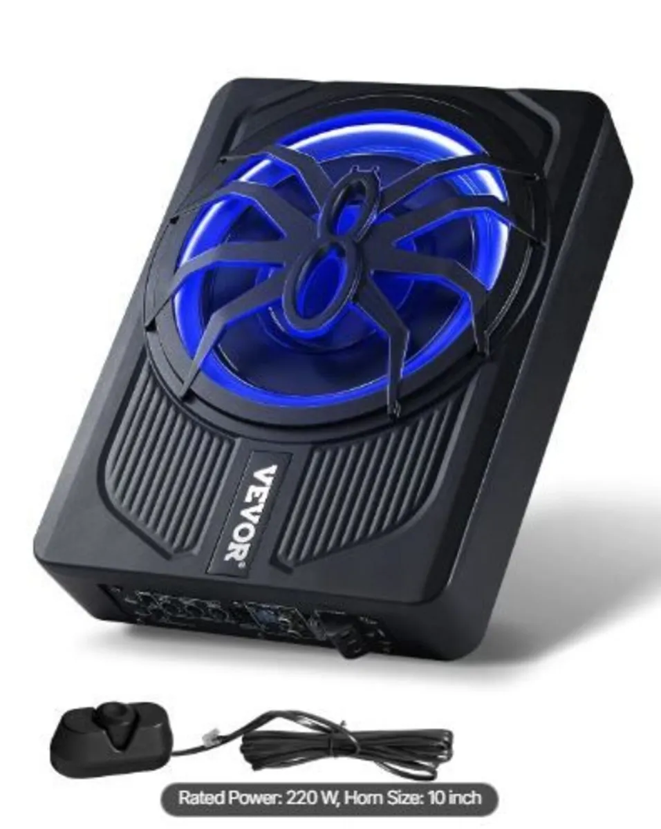 10" 440W Underseat Car Subwoofer - Image 4