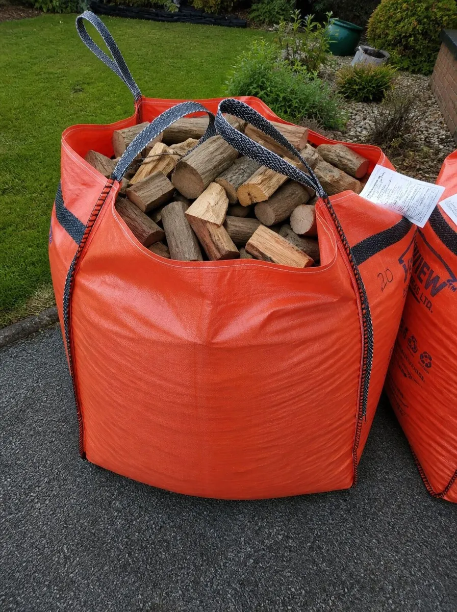 Well-Seasoned Ash Firewood – Tonne Bags - Image 1