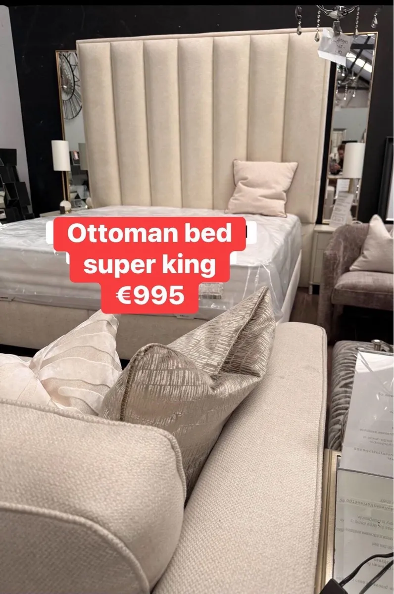 Full height headboard and ottoman superking - Image 2