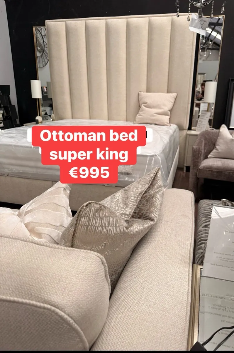 Full height headboard and ottoman superking - Image 3