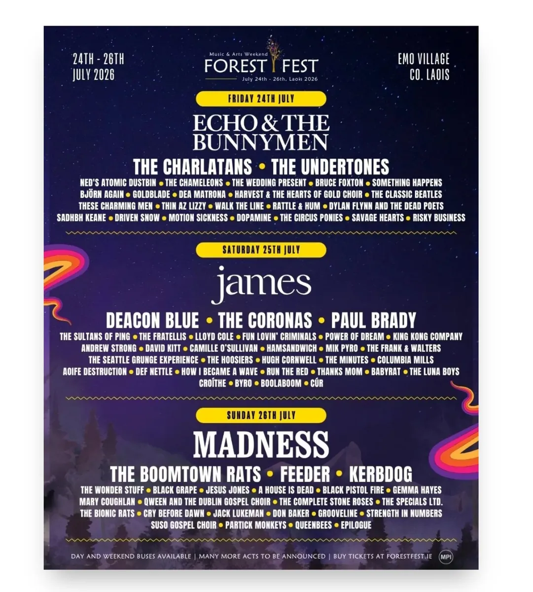 Forest fest tickets - Image 2