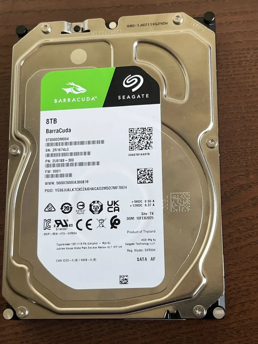 Seagate Barracuda 8TB (new/unused) - Image 1