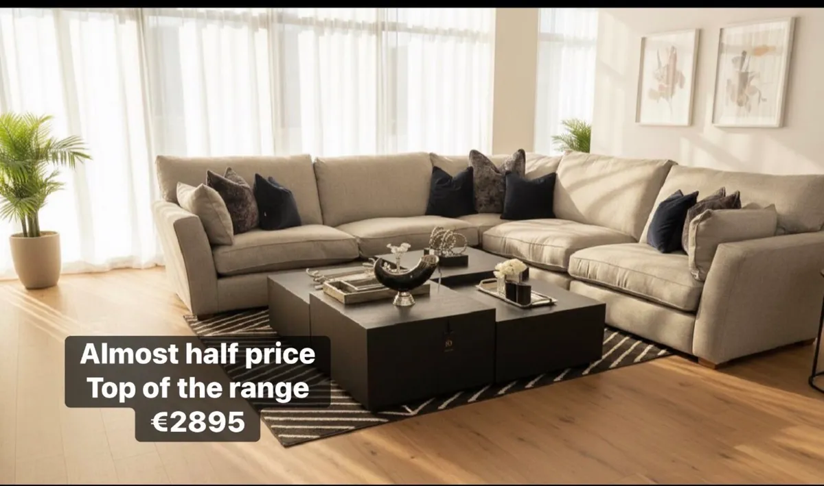 Corner sofa massive oversized new 40% off - Image 1