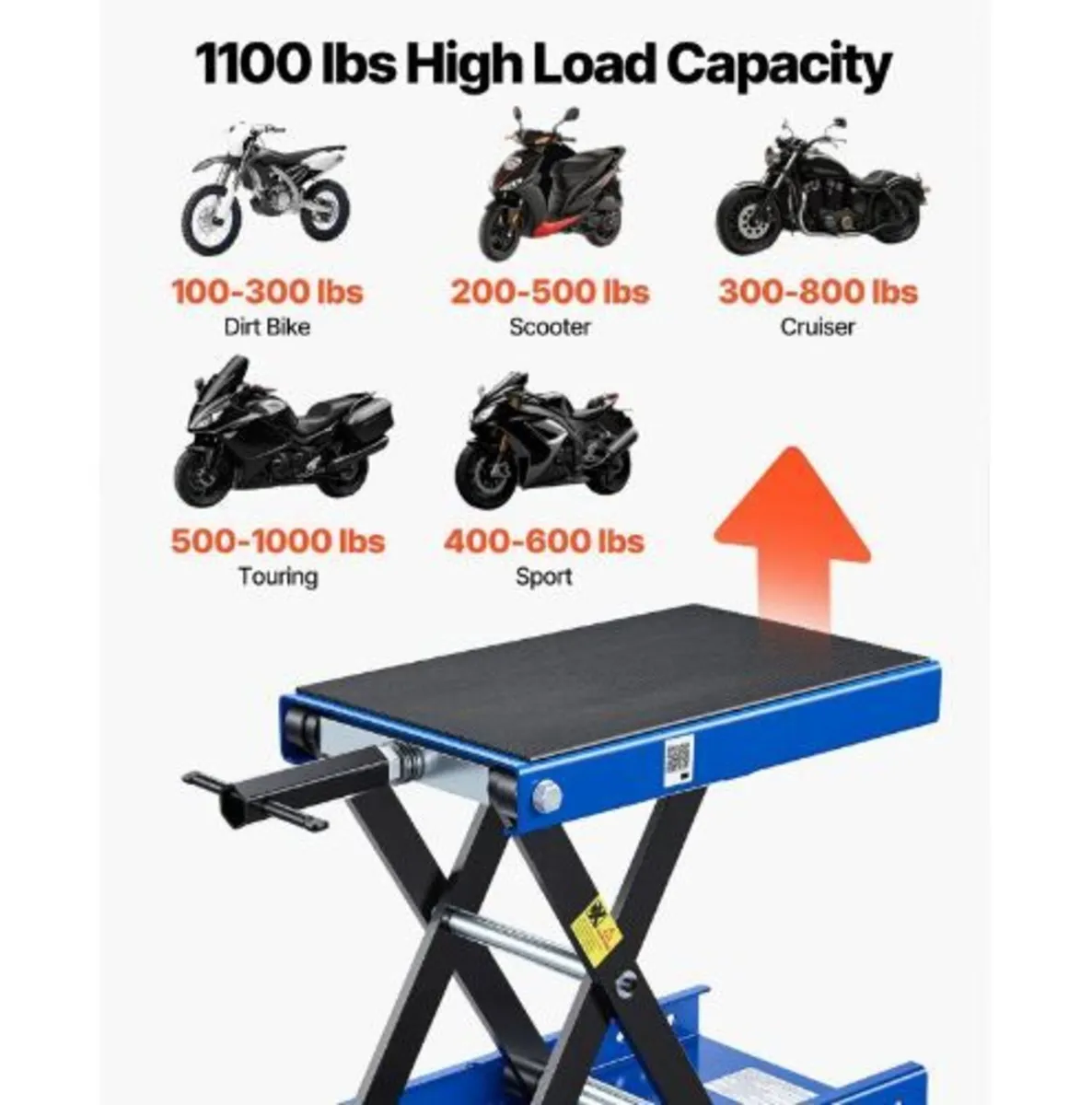 Motorcycle Lift, 499 kg Motorcycle Scissor - Image 3