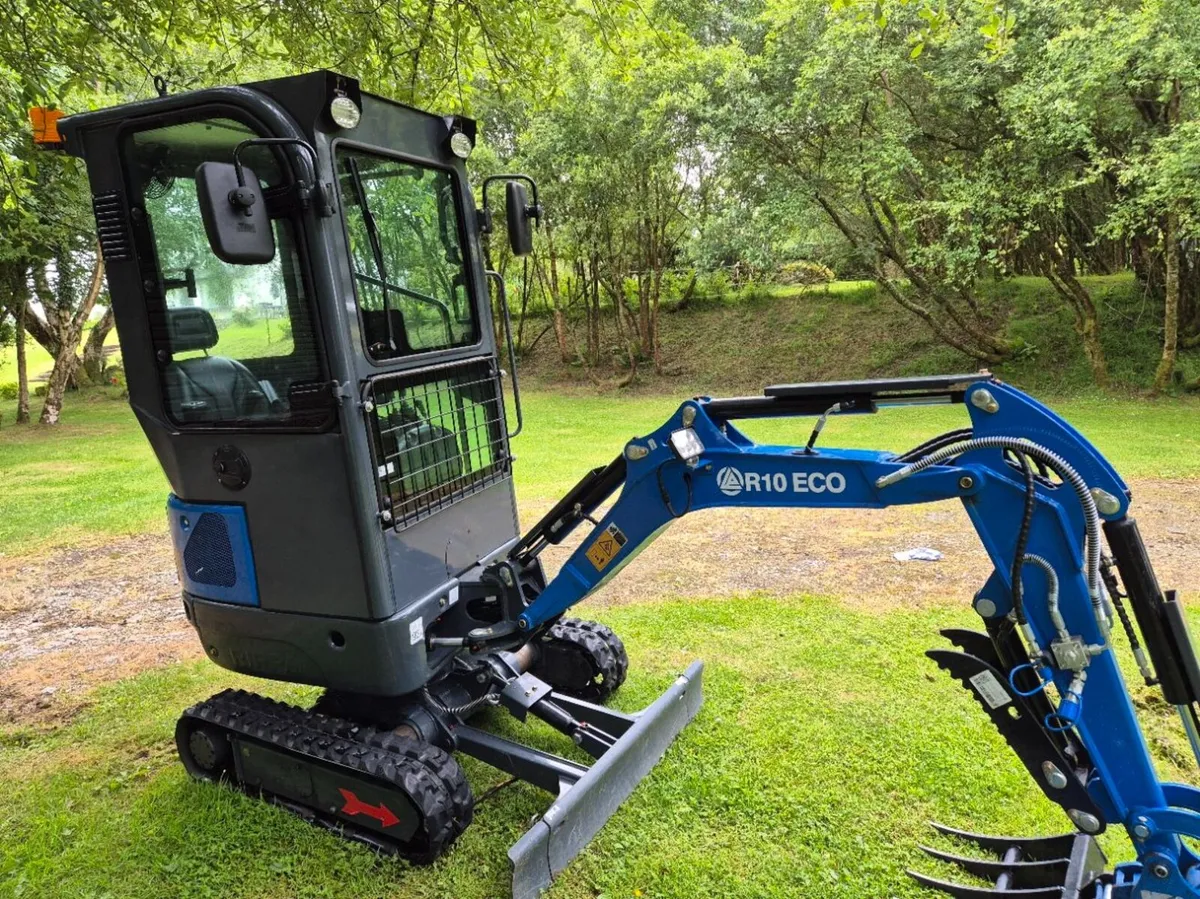 2026 Rippa R10 Eco 1.2T Mini Digger -Kubota Engine - Image 3
