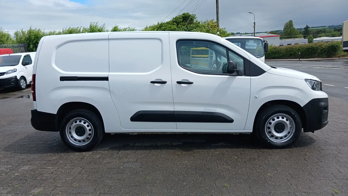 222 PEUGEOT PARTNER LWB 100BHP TWIN SIDE DOORS A/C - Image 4