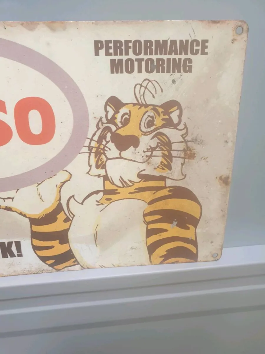 VINTAGE ESOO SIGN FOR SALE OLD SOCHOOL - Image 2