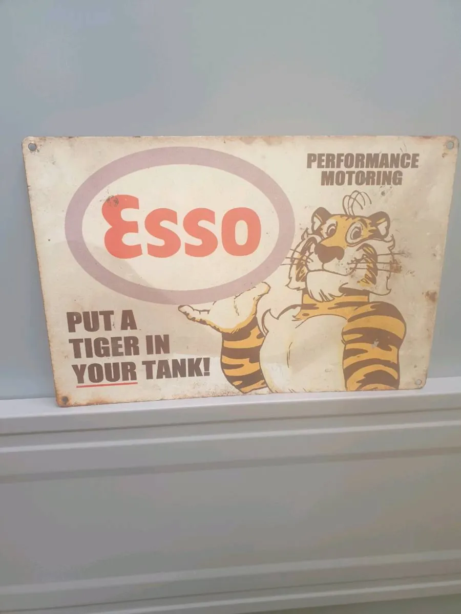 VINTAGE ESOO SIGN FOR SALE OLD SOCHOOL - Image 1