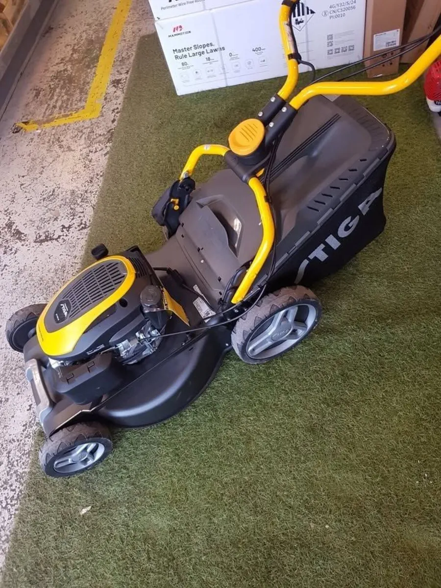 STIGA ELECTRIC START WALK BEHIND LAWNMOWER - HIRE - Image 1