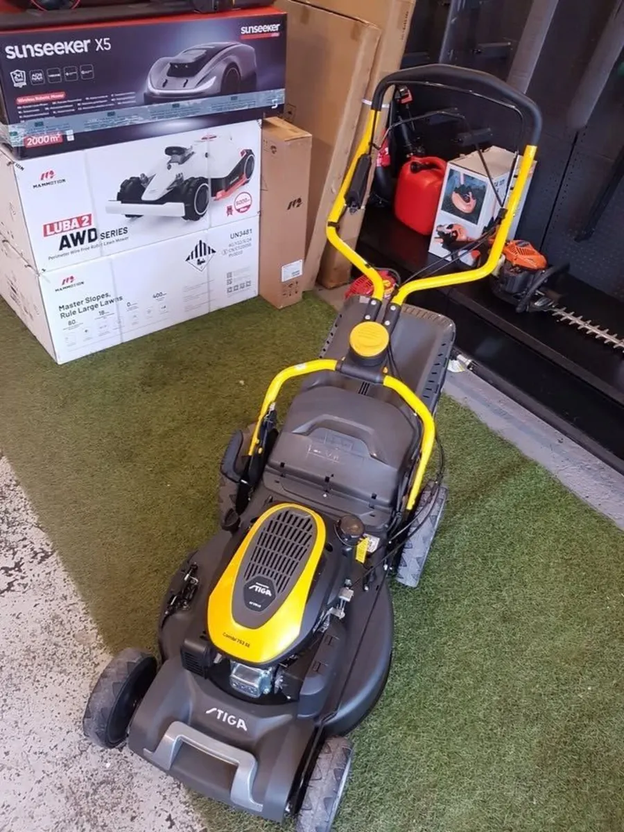 STIGA ELECTRIC START WALK BEHIND LAWNMOWER - HIRE - Image 2