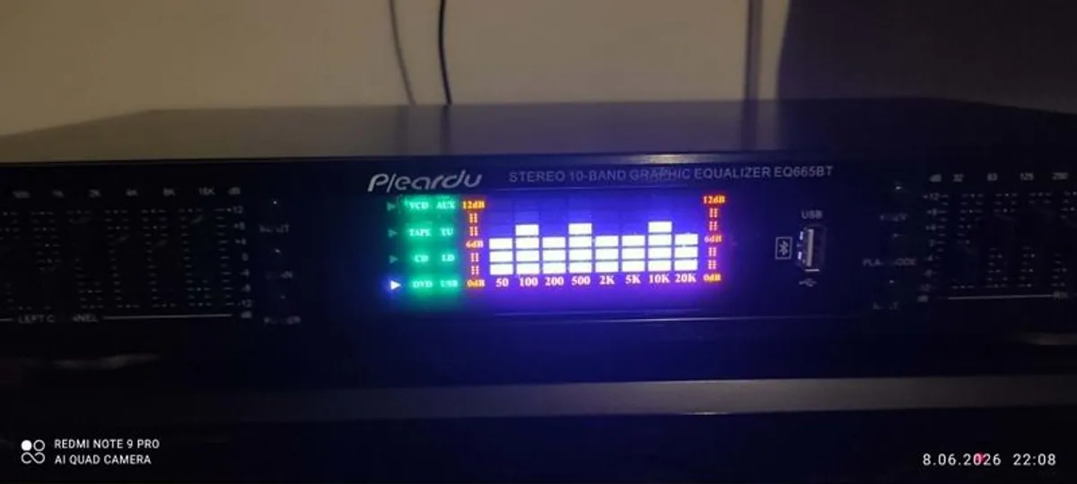 Very Nice Equalizer - EQ665BT - Dual 10 BAND with USB - Image 1