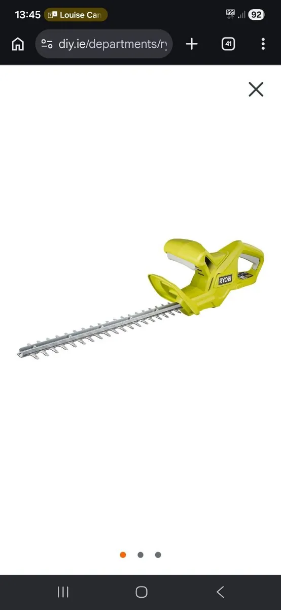 Garden tools -hedge trimmer