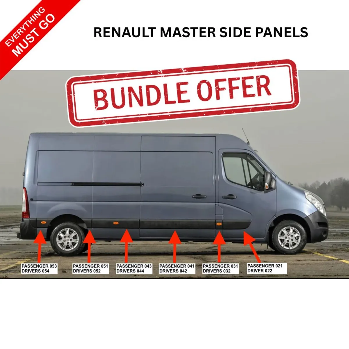 Renault Master Side Mouldings *BIG SALE* - Image 2