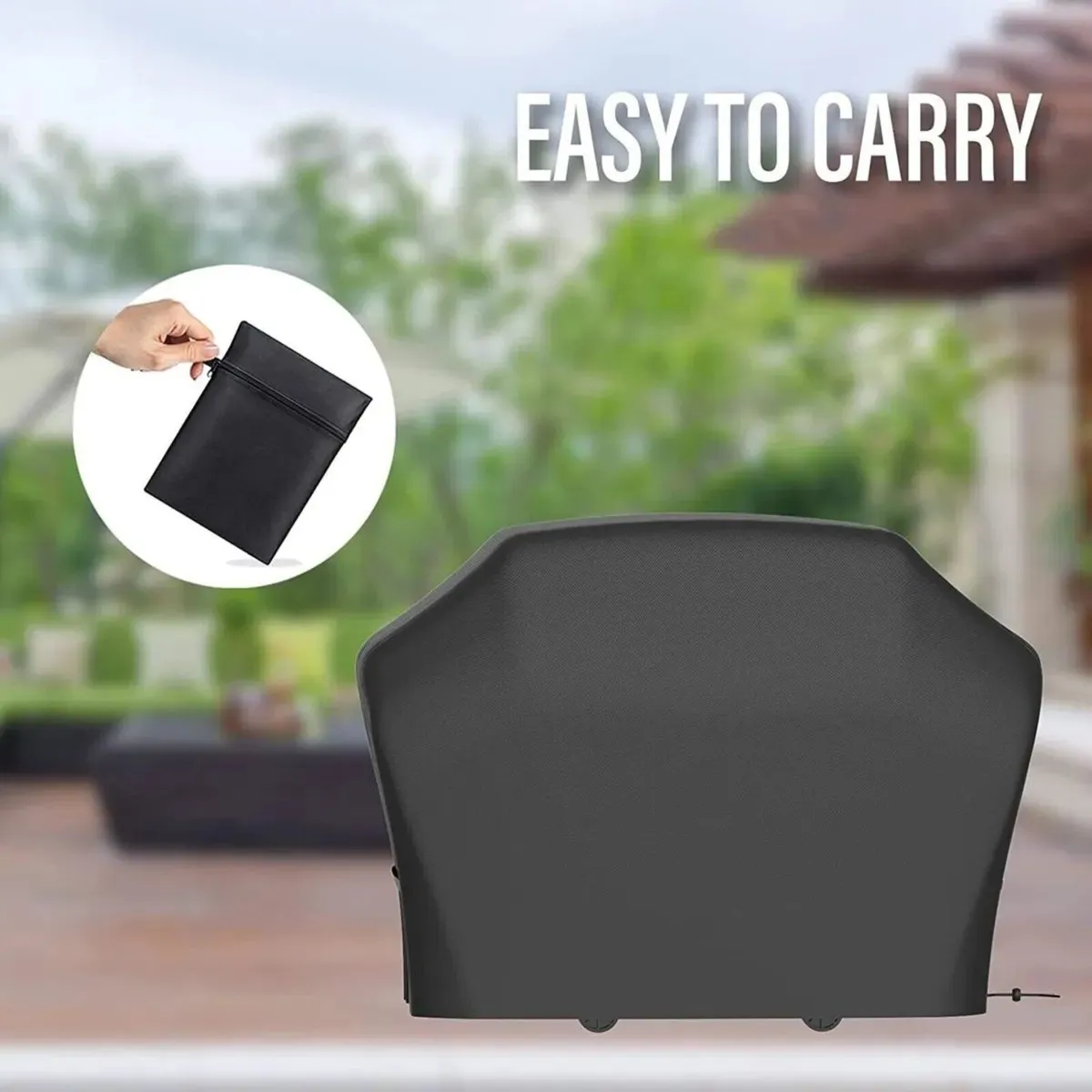 Heavy Duty BBQ Cover Windproof Outdoor Use - Image 2