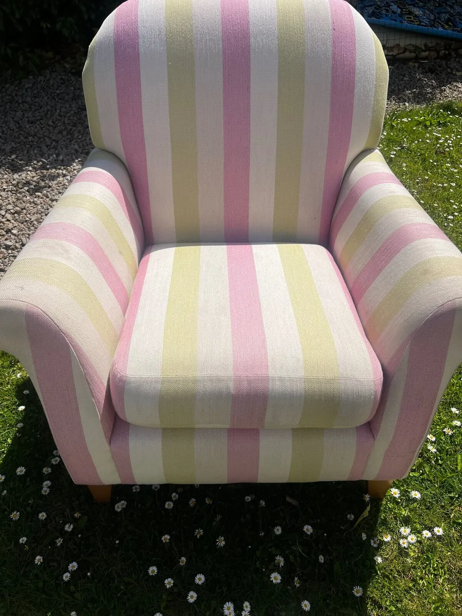 Laura Ashley Inspired Armchair - Image 1