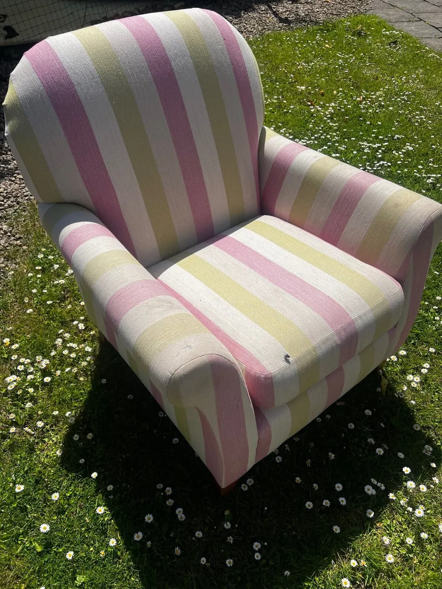 Laura Ashley Inspired Armchair - Image 3