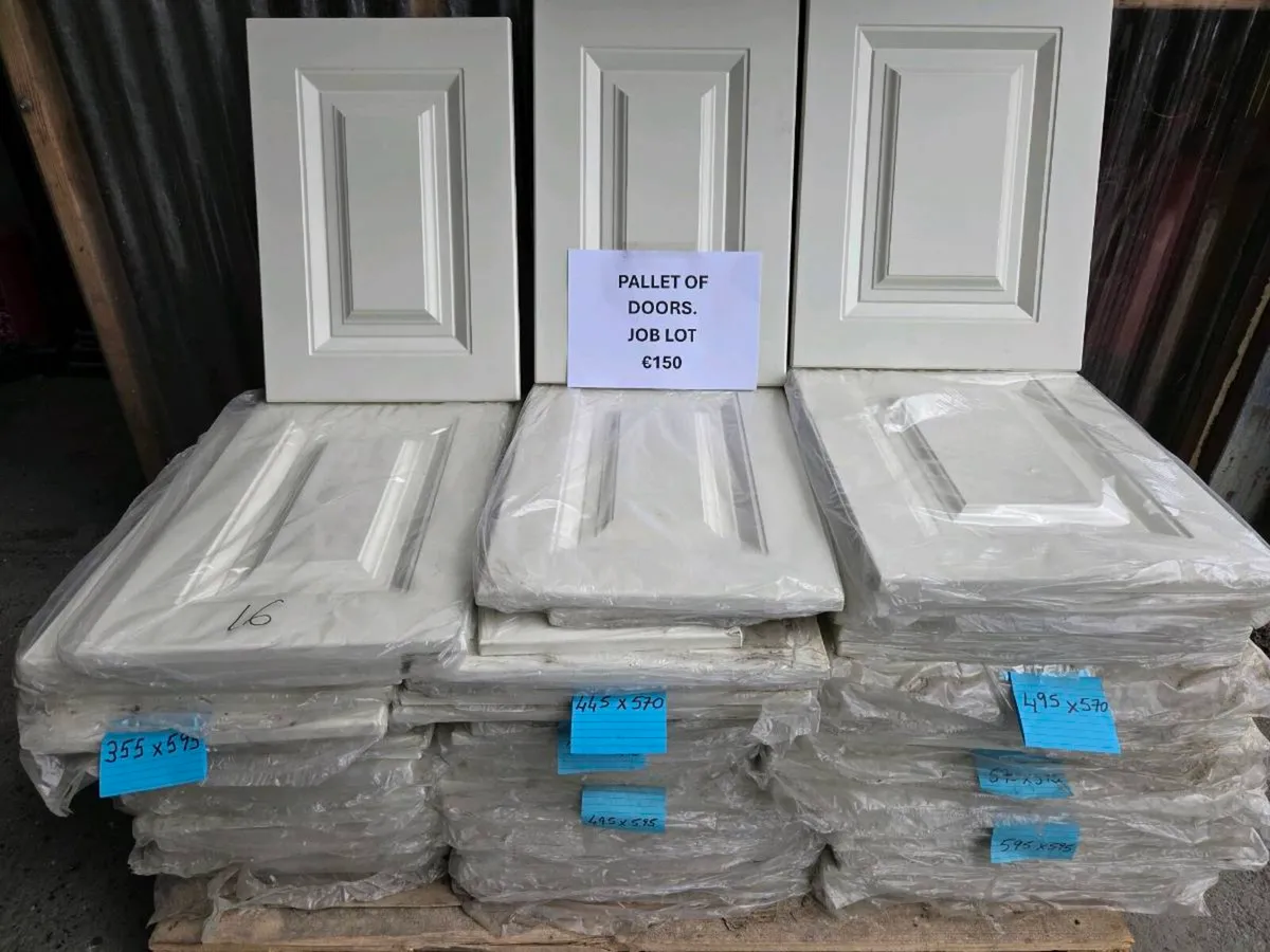 Pallet of Press Doors Various Sizes - Image 1