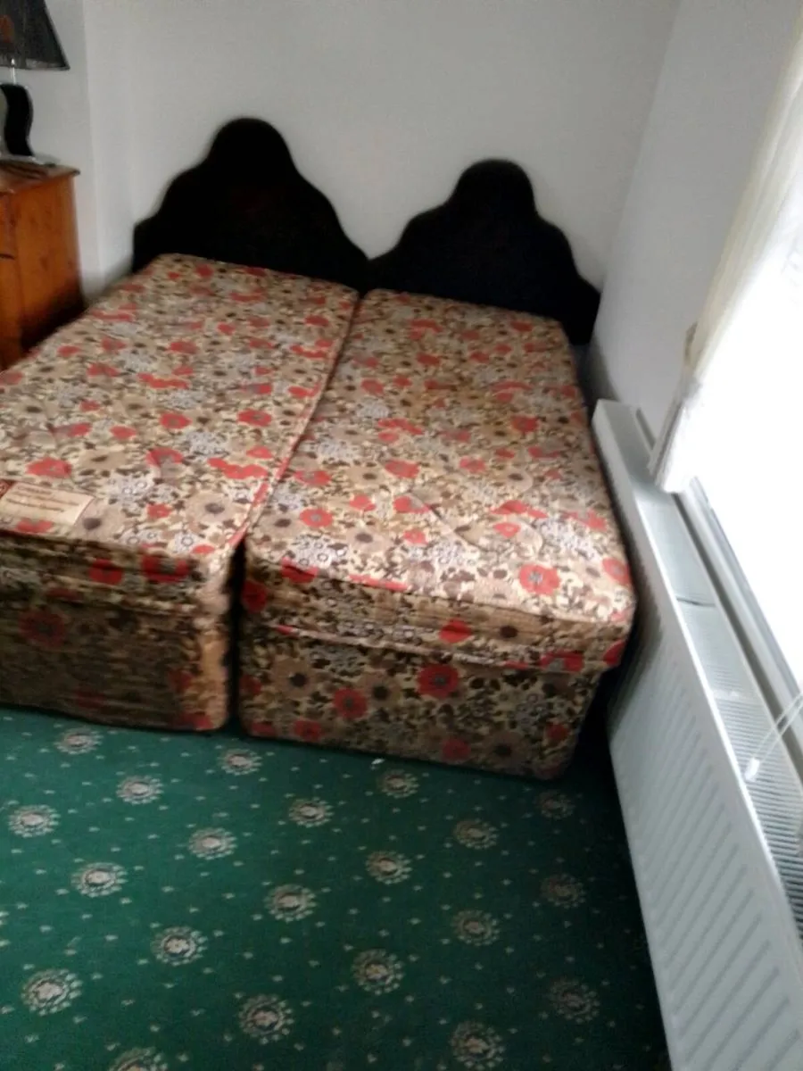 Two single beds free