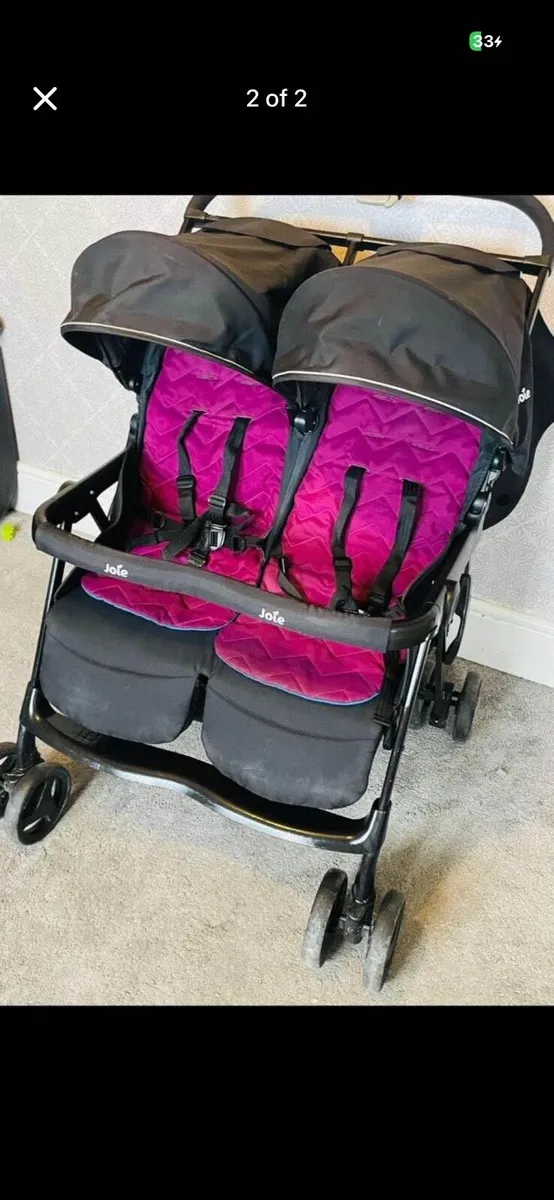 Joie twin stroller - Image 1