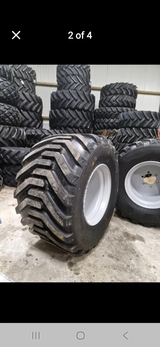 600 wide 6 stud Baler wheels - Image 2