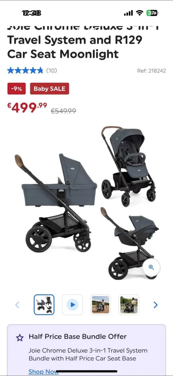 Joie 3 in 1 travel system - Image 1