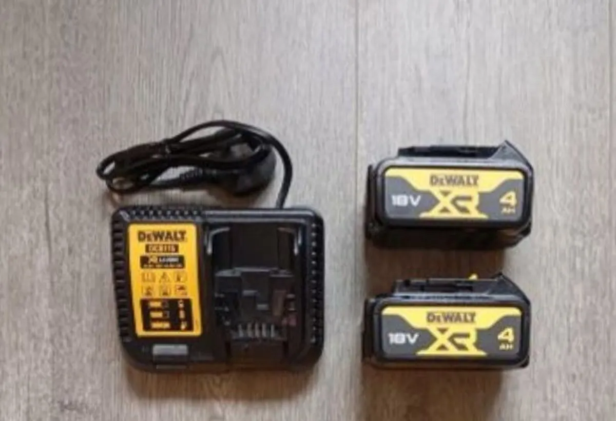 DeWalt Batteries and Charger (New)