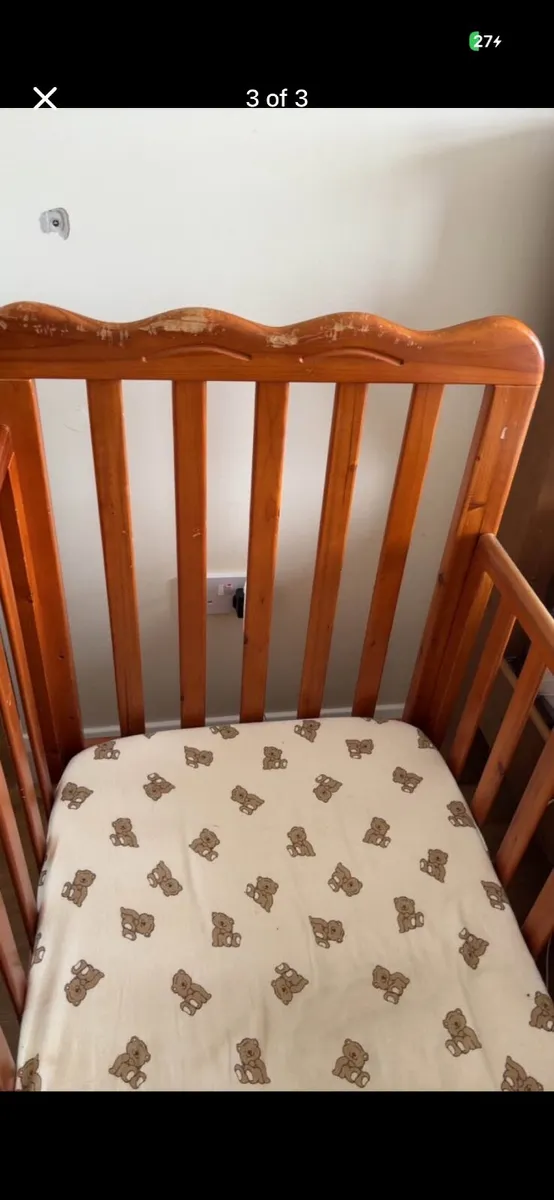 Tutti Bambini wooden cot - Image 2