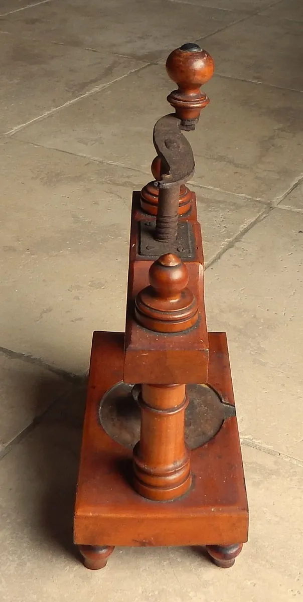 Antique French Wooden Cheese Press - Image 2