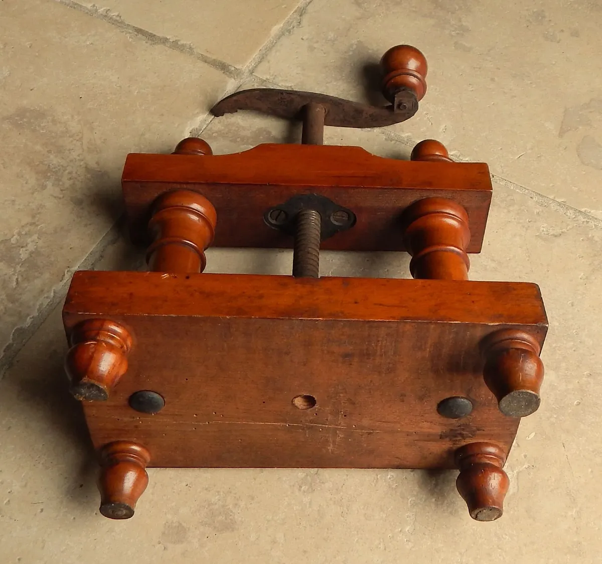 Antique French Wooden Cheese Press - Image 4