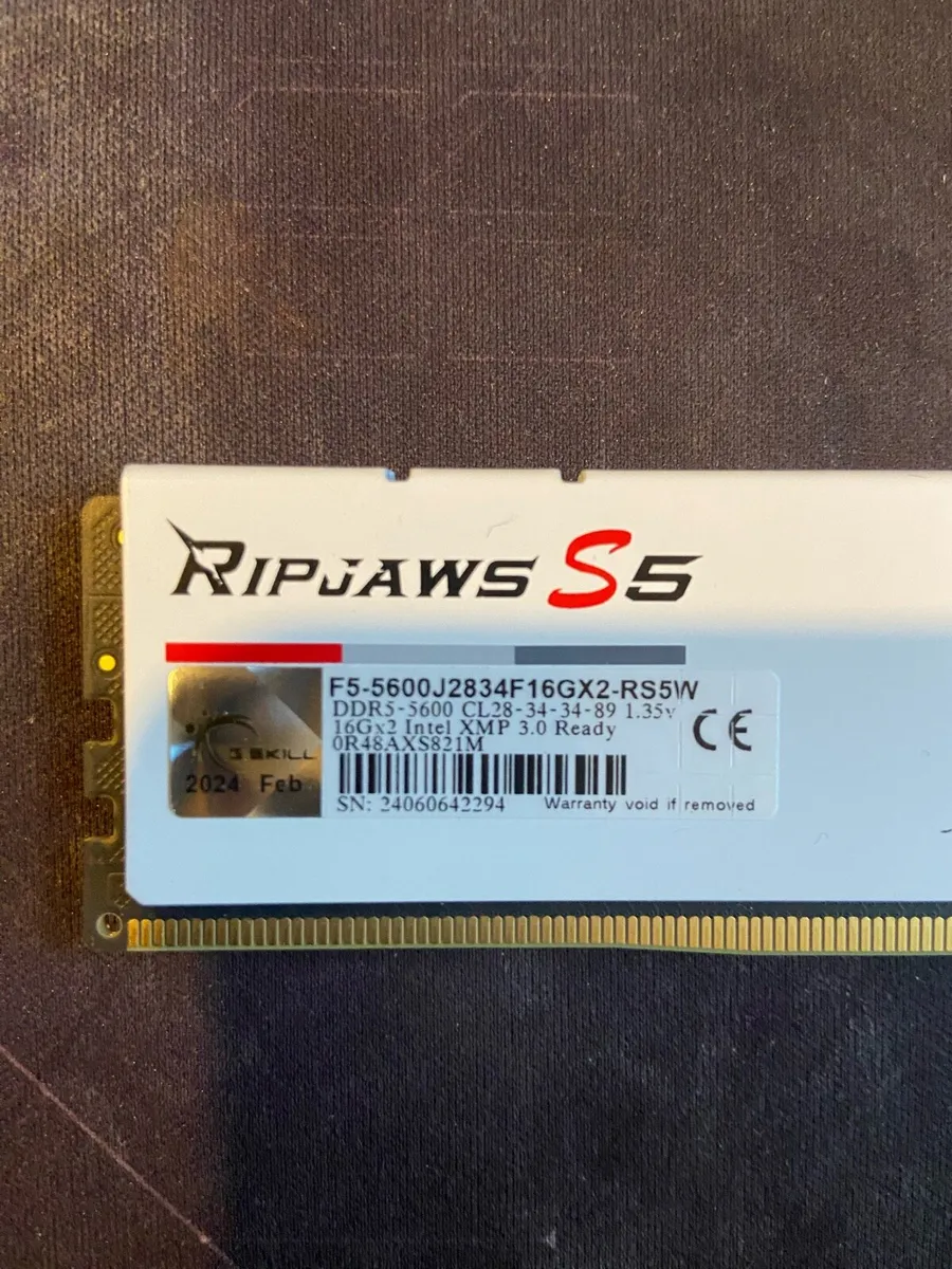 G.Skill Ripjaws S5 16gb ddr5 5600mhz cl28 - Image 2