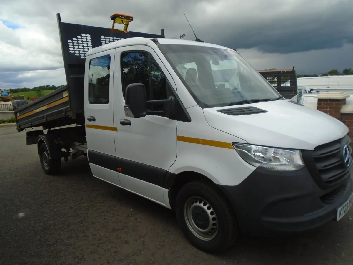 2023 Mercedes-Benz Sprinter 315 CDI CREWCAB TIPPER - Image 1