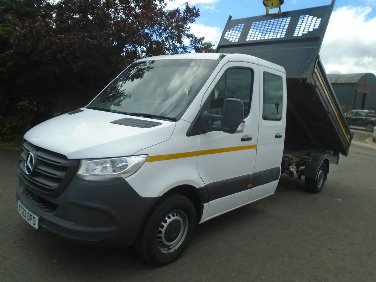 2023 Mercedes-Benz Sprinter 315 CDI CREWCAB TIPPER - Image 3