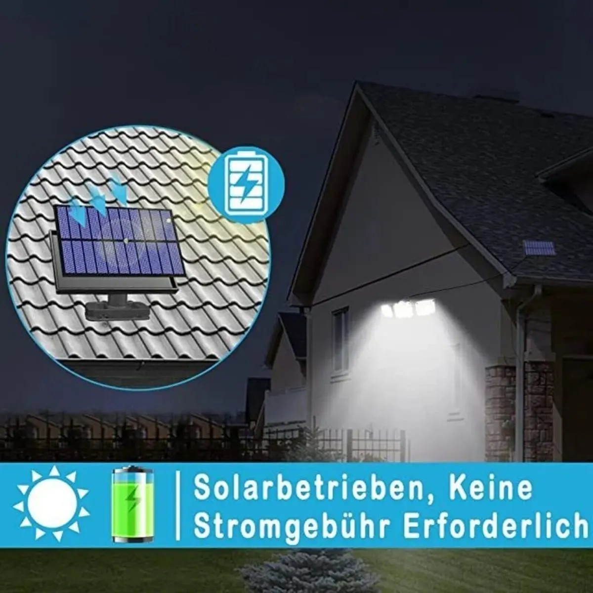 Solar Outdoor Lights with Motion Sensor - Image 3