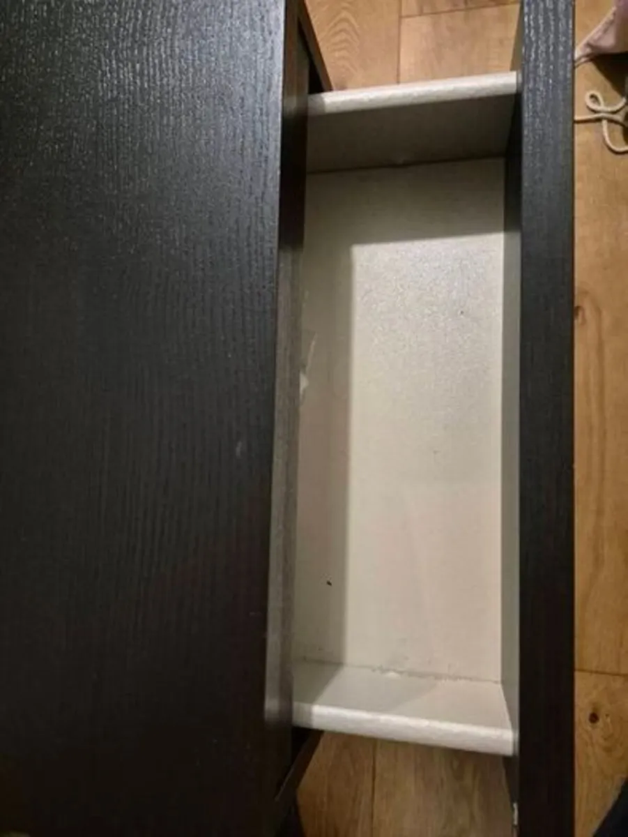 ikea desk storage on wheels black - Image 3