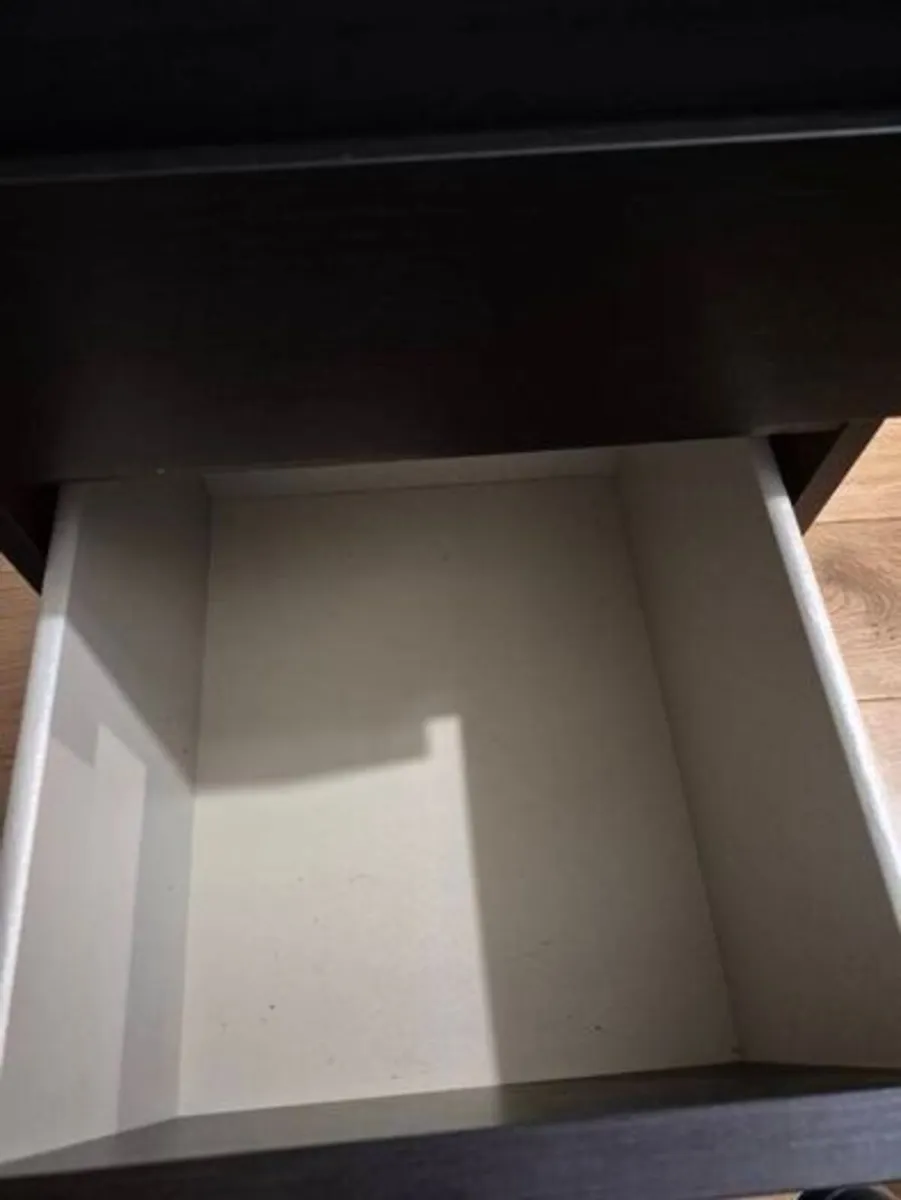 ikea desk storage on wheels black - Image 4