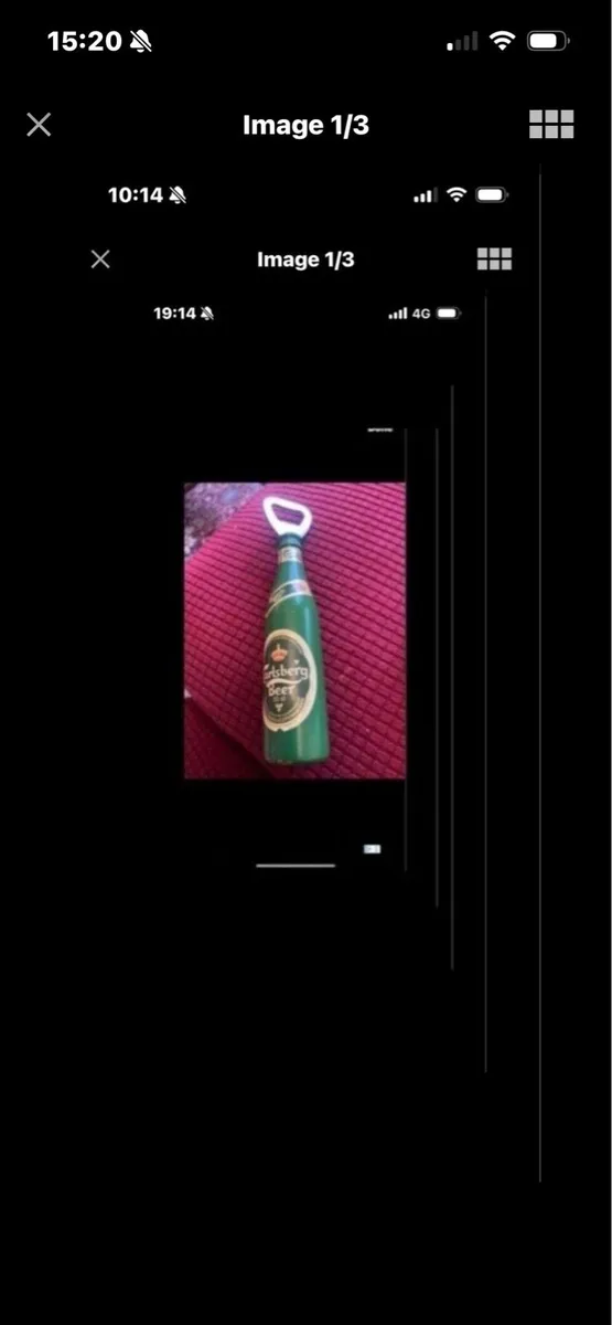 Rare vintage Carlsberg Timber bottle opener - Image 1