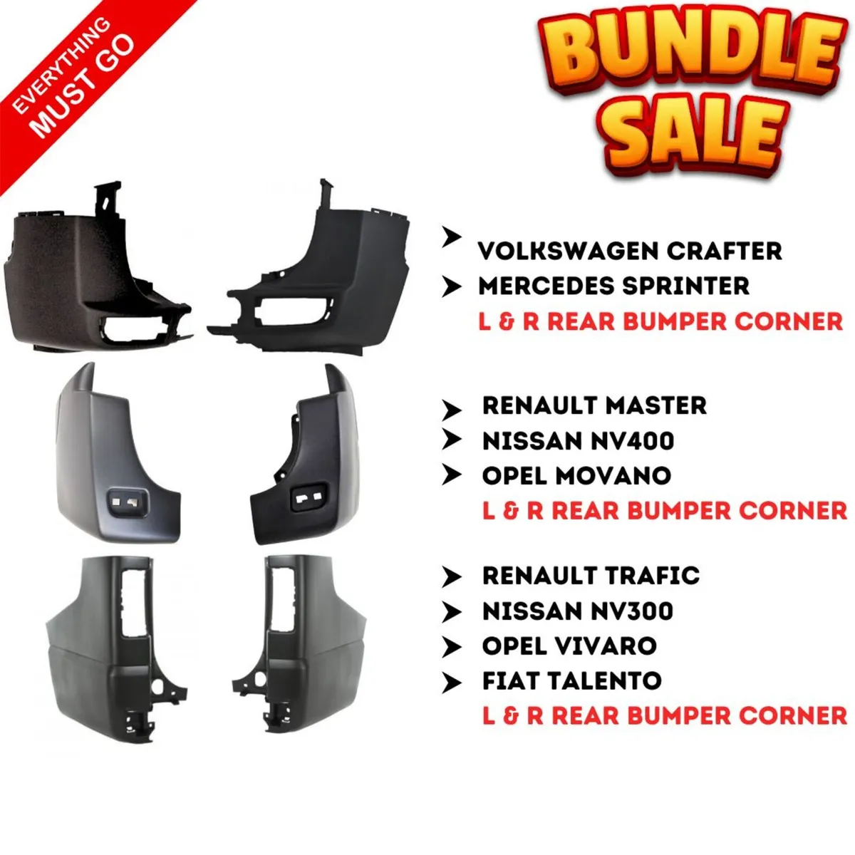 Bumper Corners & Inners *BIG SALE* - Image 4