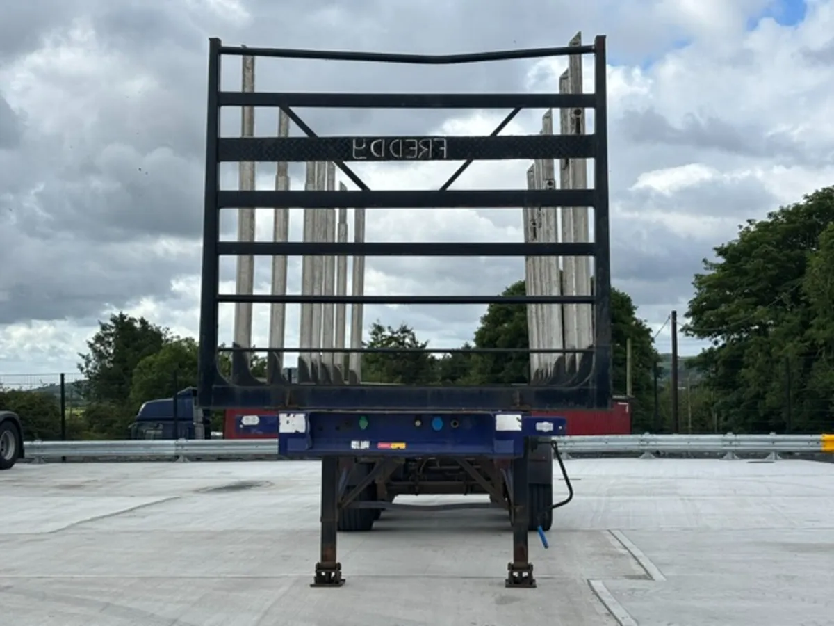 DENNISON TIMBER TRAILER WITH  8  ALLOY BOLSRERS - Image 2