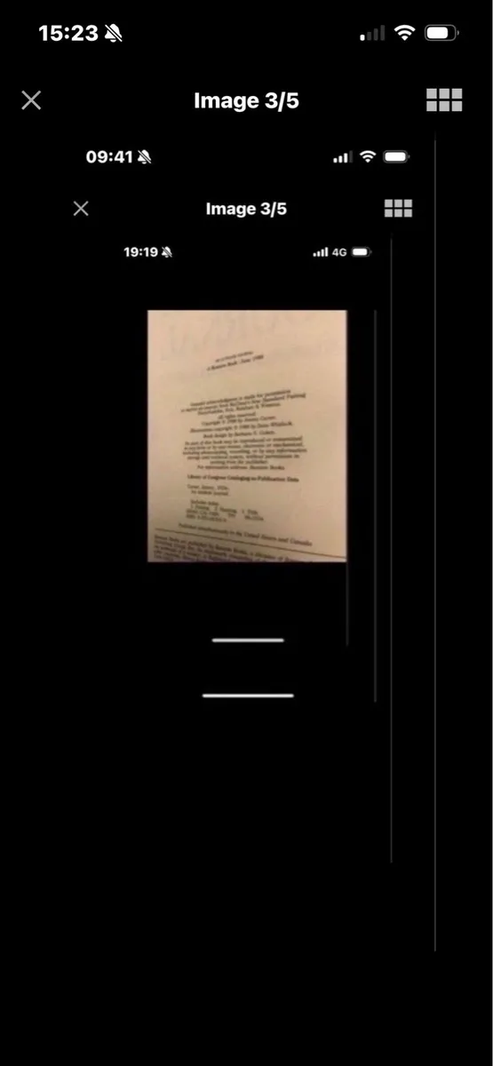 Autographed Jimmy Carter Book - Image 3