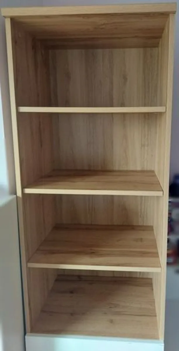 brw nuis cupboard 50cm white/oak - Image 4