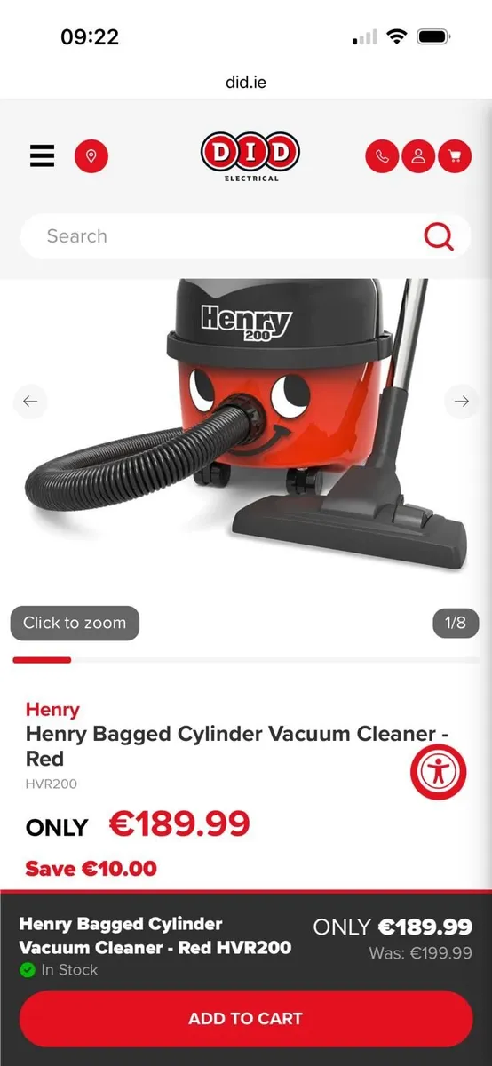 Henry 200 Hoover/vacuum - Image 2
