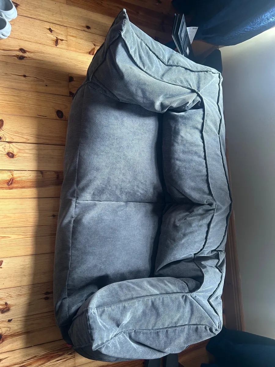 Bean bag two seater couch