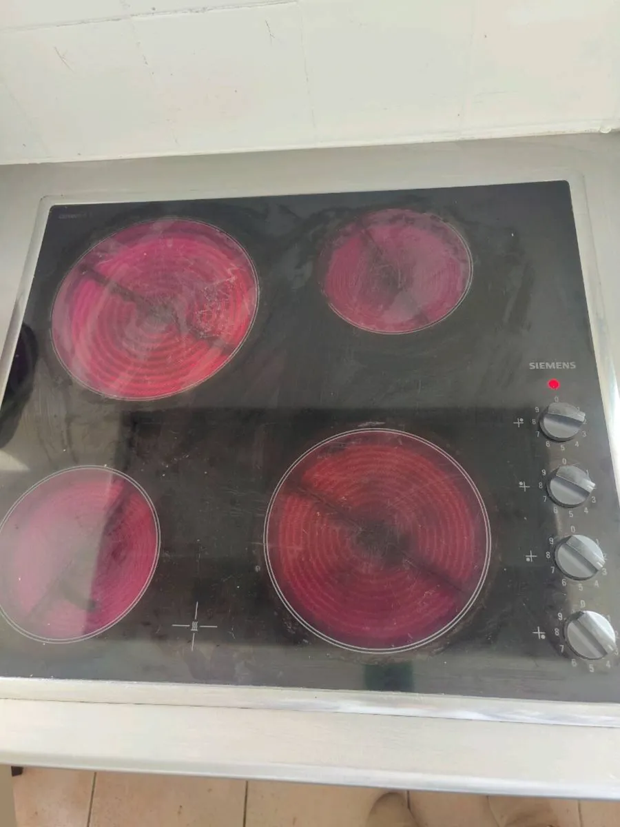 Siemens 60cm Ceramic Hob – 4 Zone – Fully Working - Image 2